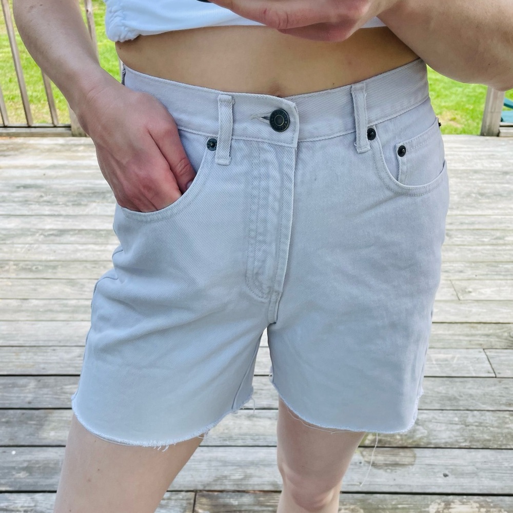 Vintage Gap high waisted khaki denim shorts
